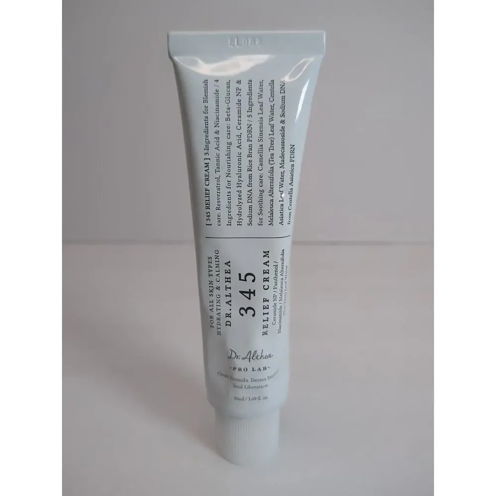 Dr. Althea 345 Relief Cream Daily Face Moisturizer 50ml 1.69 fl oz New Authentic